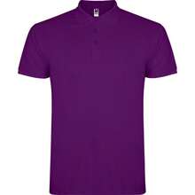 Roly Mens Star ShortSleeved Polo Shirt (Purple) - Purple - View 1