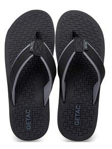 Chanclas Sandalias Hombre Casual Pata De Gallo ConfortPata de GalloDeportivoCalleModa OrientalPlayaCasualcasualEn Texturasandalia hombrePlayaCasaGym y FitnessExteriorverano primavera - Negro - Ver 3