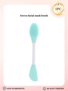16pcs 2-In-1 Double-Sided Cleansing Brush Tool, Includes Dual-Head Manual Cleaning Brush & Face Mask Mixing Bowl Set, Reusable Cleaning Kit For Daily Skin Care Face Cleansing And Mask Preparation. Silicone Face Mask Brush And Mixing Bowl, Skin-Friendly, Soft And Flexible, No Odor Or Deformation. Lightweight And Portable, Suitable For Home And Travel Use.