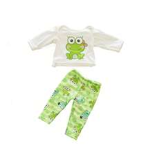 16-18 Inch Doll Green Frog Outfit, Suitable For Autumn/Winter, Christmas Gift (Doll Not Included) - Army Green - View 8