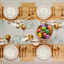 10pcs/30pcs 7-Inch Bride Gift Dessert Paper Plates, Gold Foil Scalloped Edge Disposable Cake Plates, Suitable For Engagement Party, Bridal Shower And Wedding - Bride - View 6