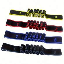 Yoga Elastic Resistance Band With 8 Segmented Stretching Rope, Home Fitness, Pilates Training