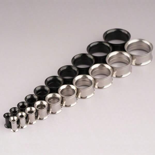 Stainless Steel Threaded Ear Gauge Expander Set