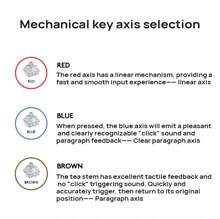 Logitech Keyboard K845 Wired Connection Comfortable Input Adjustable Tilt Angle 5 Backlight Modes Aluminum Shell Design Excellent Mechanical Key Switch Mechanical Feel