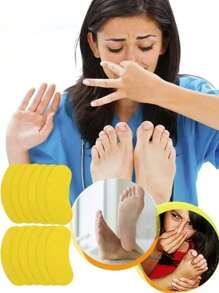 10Pcs Shoes Odor Remover Deodorant Patch Lemon Athlete's Foot Soothing Insole Stickers Antibacterial Antiperspirant Foot Care