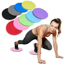 2 pezzi Set Pedali da Pilates e Yoga, Disco per Allenamento Addominali e Fitness, Scheda per Allenamento Cosce e Snellimento