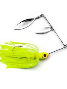 1pc Spinner Bait 17G Metal Lure Hard Fishing Lure Spinner Lure Spinnerbait Pike Swivel Fish Tackle Wobbler, Rotating Composite Glitter - Multicolor - View 9