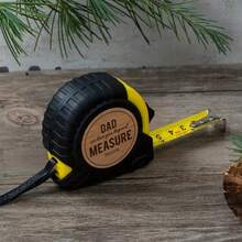 Loved Beyond Measure Engraved Personalized Tape Measure Tool, No One Measures Up To You, Fathers Day Gift For Dad Grandpa - Beech - View 5