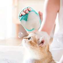 Cat/Dog Lover Gift And Dog/Cat Mom Love Pet Bath Brush Dog Lover And Dog Mom Love Massage Brush Silicone Cat/Dog Lover Gift And Dog/Cat Mom Love Pet Bath Brush For Bathing Dog Lover And Dog Mom Loves And Cat Lover And Cat Mom Loves