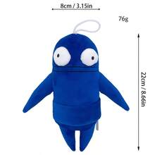 REPO Repo Man - R.E.P.O. 毛绒抱枕，柔软短毛绒面料，节日、生日、复活节、礼物、儿童玩具的完美礼物 - 彩色 - 查看 9