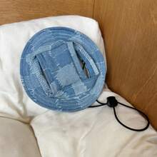 Summer Pet Bucket Hat Sun Hat Dog Hat Cat Headdress With Adjustable Length, Suitable For Small And Medium-Sized Cats And Dogs - Multicolor - View 2