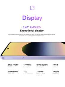 Xiaomi Redmi Note 14S Smartphone 12GB+512GB Global Version Helio G99-Ultra Processor 200MP+8MP+2MP Triple Camera 6.67" AMOLED Display Supports 67W HyperCharge 5000mAh (Typ) Battery AI Features