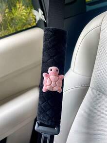 Cute Turtle Car Seat Belt Covers, Soft Anti-Chafe Shoulder Protector - Turtle Shoulders - View 13