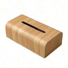 Walnut Wood Tissue Box Simple Wooden Paper Tray Napkin Paper Box Living Room Household Paper Storage Box Back To School