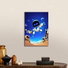 1pc Wall Arts Posters Frameless Modern Game Astro Bot Poster Home Room Decor Livingroom Bedroom Aesthetic Art Wall Painting Stickers