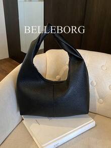 休闲简约大容量轻便多功能女士单肩腋下包