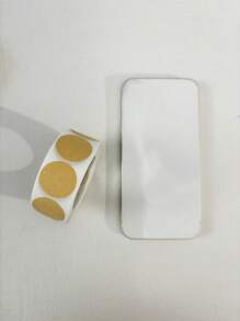 Etiquetas adhesivas redondas de papel kraft marrón, pegatinas DIY personalizadas, decoración de festivales, pegatinas para sellar regalos. 1 rollo de 500 pegatinas de papel kraft marrón natural, etiquetas de papel kraft redondas con adhesivo permanente de 0.98 pulgadas para envases, etiquetas de embalaje de alimentos. Escuela