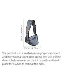 1pc Grey Unisex Newborns' All Seasons Front Facing Baby Carrier Waist Stool, Travel Gear