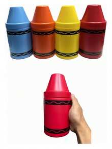 3Dulcero Mini Forma De Lapizcrayola, Dulcero, Crayonchelita 3pzs - Multicolor - Ver 1