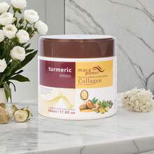 The Same Luminous Hair Mask For The Women's Group, Stage-Level Softness, Anti-Bifurcation And Anti-Static, Awakening The Vitality Of The Hair! Moisturizing Hair Care Mask, Deep Nourishment, Natural Ingredients, Large-Capacity Bottle, Suitable For Home - 黃色 - 查看 2