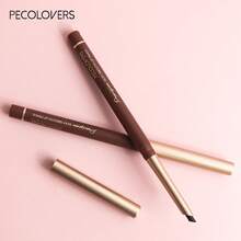 PECOLOVERS 哑光 6 色唇线笔斜角设计笔尖唇线唇膏笔裸棕色唇膏笔自然持久防水唇线笔彩妆 - 多色 - 查看 6
