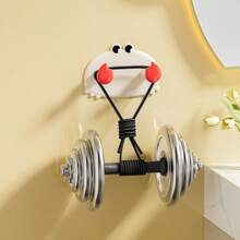 Crab Shape Wall Hooks - No Drilling Required, Strong Load Bearing, Damage-Free Hanging For Clothes, Applicable To Sticky Doors, Multipurpose Towel And Key Racks