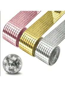 1464 piezas De Teselas Autoadhesivas De Pp, Teselas De Discoteca De 5 X 5 Mm, Teselas De Espejo Cuadrado Para Decoración De Interiores, Bola De Discoteca Diy, Fabricación De Tarjetas Y Collage De Arte