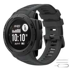 Soft Silicone Replacement Watch Band Compatible With Instinct/Instinct 2/Solar, Suitable As Back-To-School Gift - Garmin Instinct1/2 - View 21