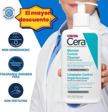 Limpiador crema-a-espuma hidratante Cera-Ve236ml | Para todo tipo de piel | Limpieza y desmaquillaje| Los aminoácidos limpian suavemente la piel | Comienza como una crema antes de transformarse en una espuma suave cuando comienzas a enjabonarlo en la piel con agua, y elimina eficazmente la suciedad y el maquillaje sin resecar la humedad natural de la piel ni dejarla con sensación de tirante y seca - Blanco - Ver 1