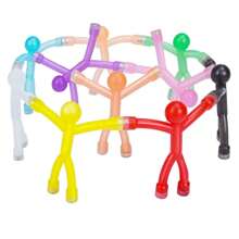 3pcs Funny Magnetic Climbing Man Stress Relief Mini Changeable Magnetic Matchstick Figure Toy, Strong Adhesive Fridge Magnet