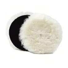 5 قطع 3/4/5/6/7 بوصة وسادة تلميع من الصوف، عجلة تلميع وترميم، للاستخدام مع الة الحفر بعدة قياس M14، لتلميع وتشميع السيارات وصقل الرخام والجلد القديم والبلاط