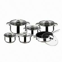Batterie de cuisine - Ensemble de casseroles de 12 pièces Klack Induction Gaz Vitro, Découvrez la polyvalence et la qualité de la batterie de cuisine Klack. Ensemble de casseroles de 12 pièces pour induction, gaz et vitro. Cuisinez avec style et efficacité ! - Livraison en 24/48 heures GRATUITE! - Argent - Voir 1