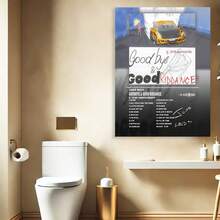 Framed JuiceWRLD Canvas Wall Art Goodbye And Good Riddance 5 Year Anniversary Special Edition Rap Album Cover Poster, Exclusive Music Prints For Bedroom Game Room Living Room Bar Studio - Framed - View 4