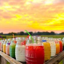 Barril Vitrolero 20lts Para Agua Fresca De Asa Con Cucharon - Multicolor - Ver 2