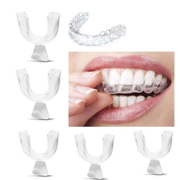 5 stuks tandenbleekbakjes tandenbleekbakjes bleekmiddel mondbeschermer verzorging mondhygiëne bleekmiddel tanden gereedschap