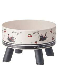 1 Stück Eis-Muster Erhöhter Napf mit Nackenstütze für Haustiere, rutschfeste und verschüttungssichere Hochleistungsfutter- und Wasserschale für Hunde & Katzen - Verschiedenfarbig - Übersicht 18