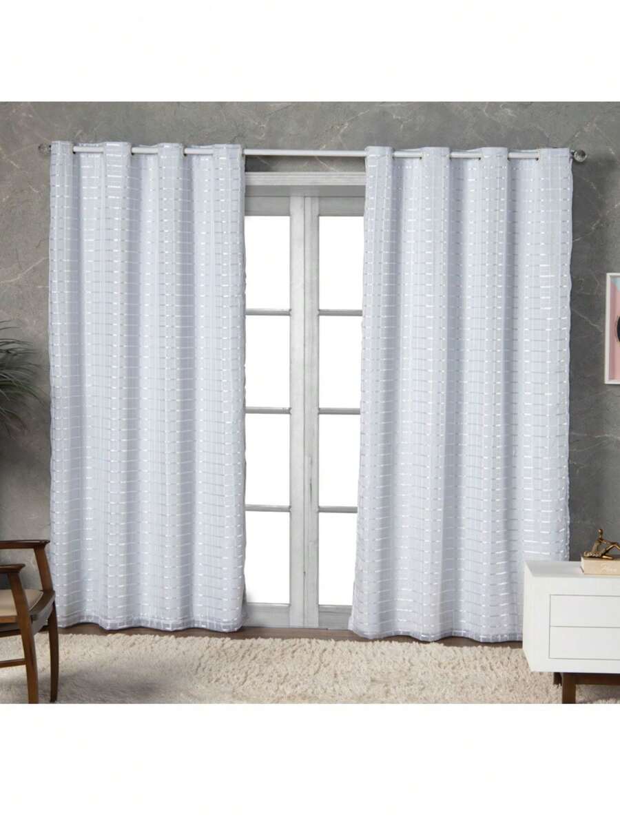 Curtains - White - View 1