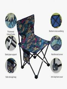 Portable Outdoor Backpack Table And Chair. 3-In-1 Ultra-Light Folding Camping Table,Suitable For Yard, Fishing, Hiking, Picnic, Camping, Beach, Barbecue, Park And Other Scenarios. Compact Camping Table And Chair With A Carry Bag.