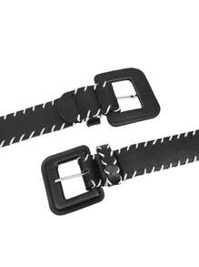 1pc Retro Street Style Woven Belt, Versatile Design For Women's Jeans