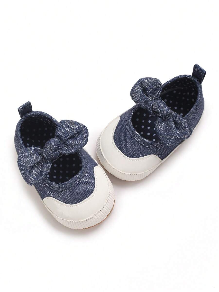 Butterfly Toddler Non-Slip Soft Bottom Princess Shoes, Spring/Autumn Infant Girl Shoes - Blue - View 1