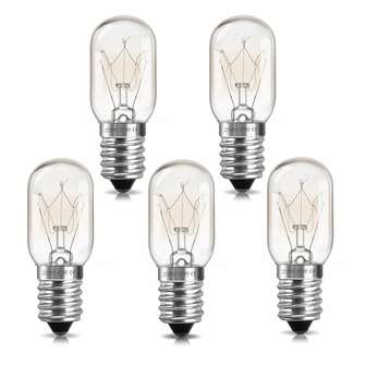 2/6pcs 15W/25W E14 Himalayan Salt Lamp Bulb Incandescent Glass Light Bulbs 230V | 2700K Warm White | Dimmable | Pygmy/Small Edison Screw (SES) Base