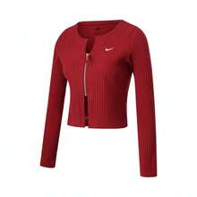 2025 Women's Nike NSW NK Knit Ribbed Full Zip Cardigan HV8459-677
