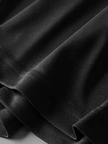 男士夏季休闲自行车和字母印花圆领短袖T恤 - 黑色 - 查看 3