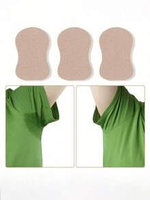 10/20/30/50片葫芦形腋下吸汗垫，可重复使用和可清洗的吸汗贴，衣服防汗垫，止汗除臭贴，旅行、运动、户外、夏季身体护理，贴纸，返校用品透气吸汗垫 - 彩色 - 查看 6