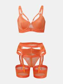 情趣制服/COS套装女士性感内衣夜店狂野舞台表演服装 3 件套