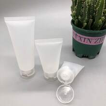 2/3pcs Empty Refillable Cosmetic Soft Tube Vial Bottles With Flip Cover Makeup Travel Sample Packing Storage Holder Container For Toothpaste Shampoo Facial Cleanser Body Lotion Home Bathroom Decor Fall Decor Back To School