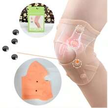 Rodillera de silicona con imanes rodillera silicona ortopédica protección deportiva imanes alivio dolor articulaciones ejercicio fitness rehabilitación - CAFE - Ver 1