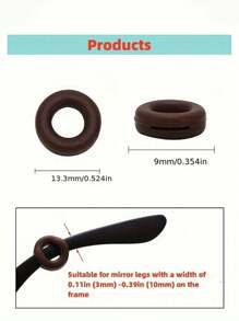 10/30/50Pcs, Glasses Anti Slip Cover, Non-Slip Silicone Glasses Covers, Glasses Legs To Prevent Falling Off, Fixed Ear Hook Holders, Glasses Accessories, Suitable For Sports Learning And Daily Wear Glasses Accessories