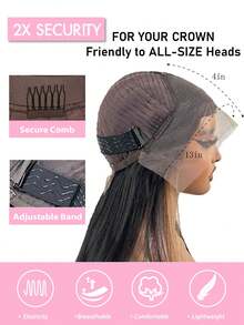 MECRY Natural Black BUG# Wear And Go Glueless Wigs Human Frontal Hair Pre Cut HD Lace 13X4 Body Wave Lace Wigs Human Frontal Hair Pre Plucked 200% Density 3 Seconds To Wear Glueless Wigs For Beginners Blended Hair - SBUG - View 8