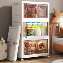 Meuble de rangement et d'exposition polyvalent de 55 cm de large, grand espace, à l'épreuve de la poussière et des insectes, mode et élégant